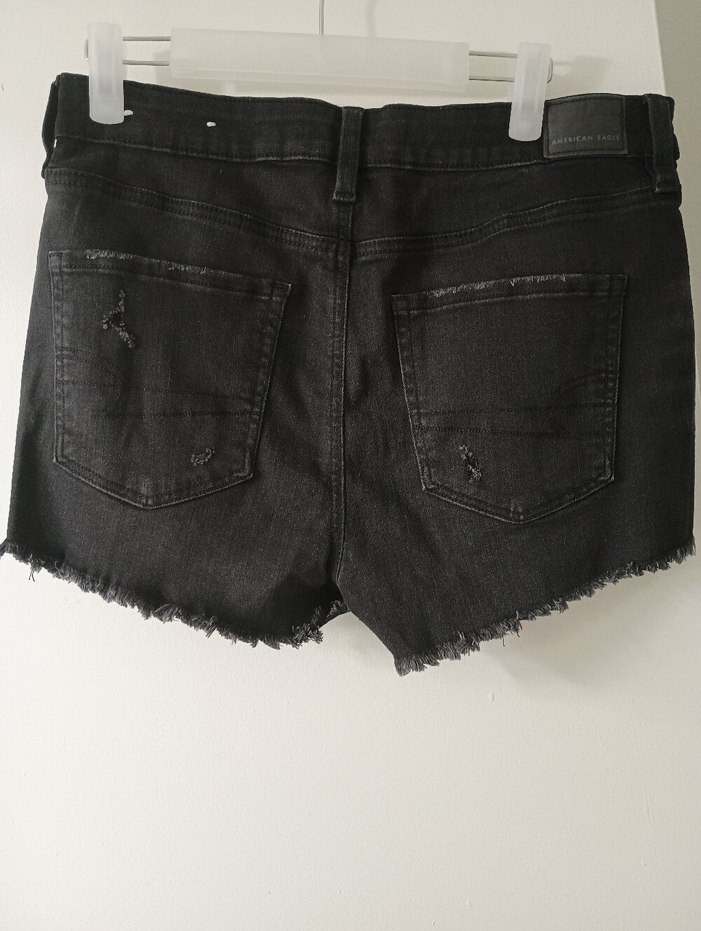 AMERICAN EAGLE OUTFITTERS Next Level High-Waist Denim Shorts - Size 8 - NWT - Picture 5 of 7
